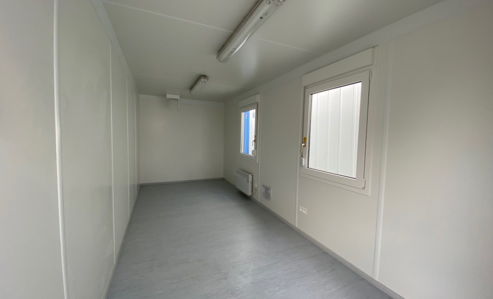 Conteneur de bureau de 20pds avec finition intérieure en blanc