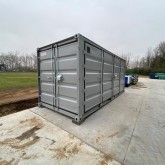 Conteneur eco ouverture laterale de 20pds en gris