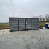 Conteneur eco ouverture laterale de 20pds en gris