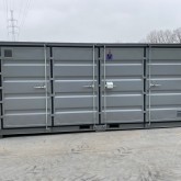 Conteneur eco ouverture laterale de 20pds en gris