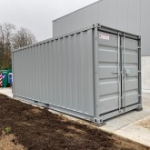 Conteneur eco ouverture laterale de 20pds en gris