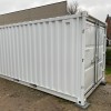 Witte 15ft opslagcontainer ral 9010