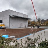 Site de construction 19 Mars 2021: Bétonnage du parking