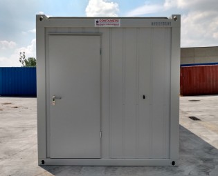 Neue 20-fuß-Bürocontainer - Ral 7035 Hellgrau