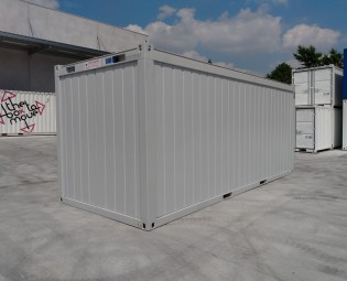 Neue 20-fuß-Bürocontainer - Ral 7035 Hellgrau