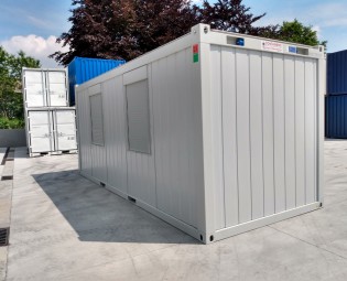 Neue 20-fuß-Bürocontainer - Ral 7035 Hellgrau