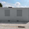 Neue 20-fuß-Bürocontainer - Ral 7035 Hellgrau