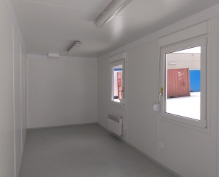 Neue 20-fuß-Bürocontainer - Drehkippfenster