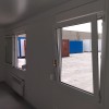 Neue 20-fuß-Bürocontainer - Drehkippfenster