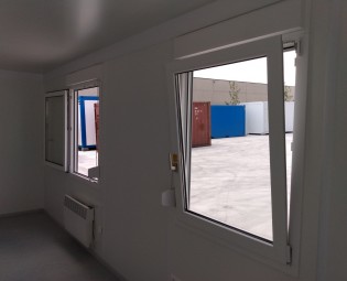 Neue 20-fuß-Bürocontainer - Drehkippfenster