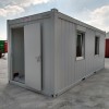 Neue 20-fuß-Bürocontainer - Ral 7035 Hellgrau