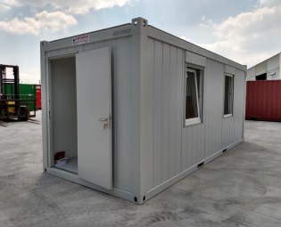 Neue 20-fuß-Bürocontainer - Ral 7035 Hellgrau