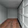 Erste reise 20ft offener seite seecontainer in schwarz