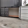 Erste reise 20ft offener seite seecontainer in schwarz
