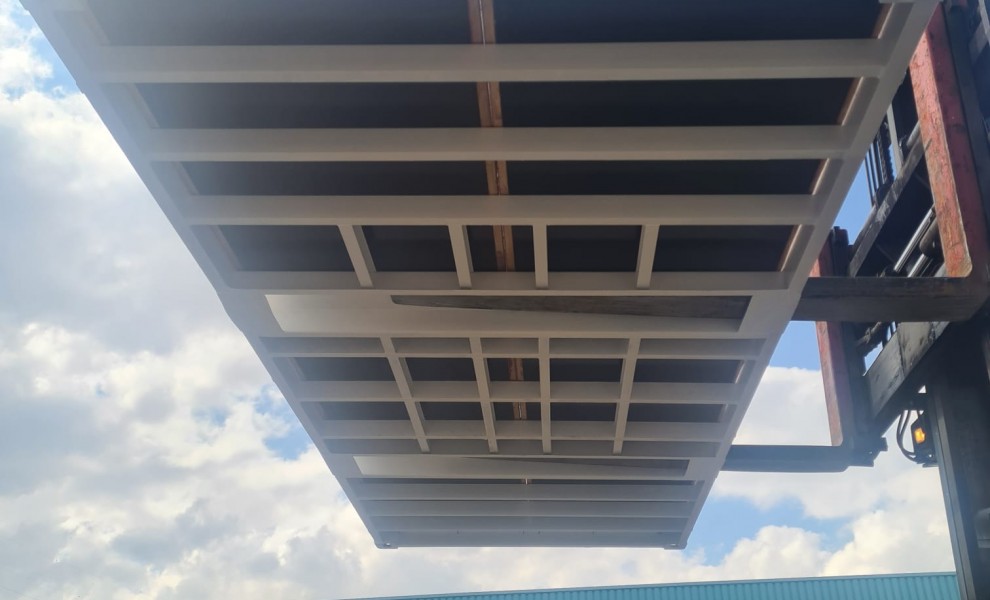 Conteneur terrasse de 20pds en blanc