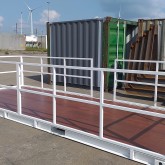 Conteneur terrasse de 20pds en blanc