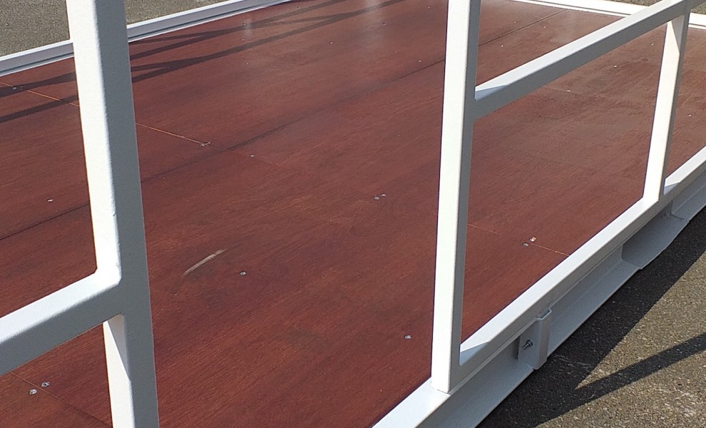 Conteneur terrasse de 20pds en blanc