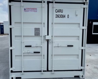 20ft Weiße Offener Seite Seecontainer, Ral 9010