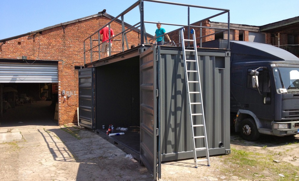 Container met terras (1)