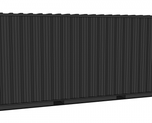 Ontwerptekening 20ft wooncontainer