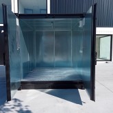 10ft Umweltcontainer mit Elektroanschluss in ral 9005 schwarz