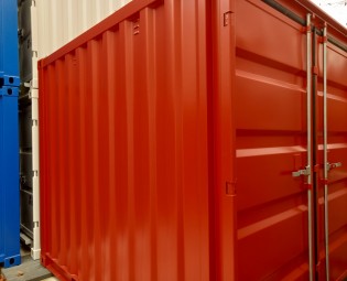 Nieuwe 10ft opslagcontainer in Ral 3000 Rood