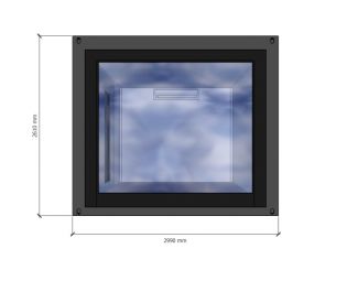 Wooncontainer 6x3m