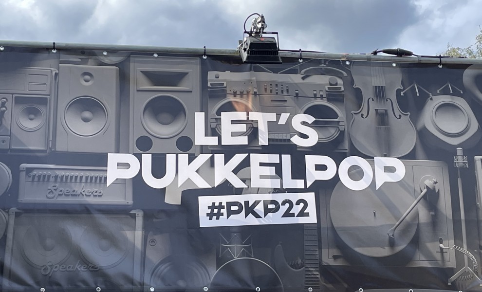 Mur de projections à Pukkelpop 2022