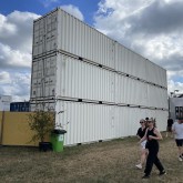 Mur de projections à Pukkelpop 2022