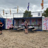 Conteneur ouverture laterale à Pukkelpop 2022