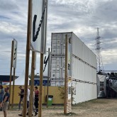 Mur de projections à Pukkelpop 2022