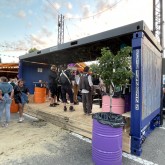 Conteneur bar et scène Rock Ternat '22