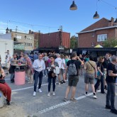 Conteneur bar et scène Rock Ternat '22