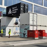 Arrivée de l'Antwerp Marathon