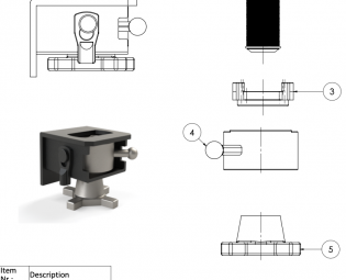 Twistlock remorque retractable