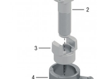 Twistlock remorque retractable