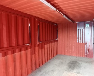 Conteneur bar de 20pds en noir