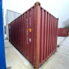 20ft zeecontainer kwaliteit B rood bruin