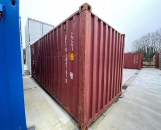 20ft Seecontainer Kwalitat B Rothbraun