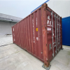 20ft zeecontainer kwaliteit B rood bruin