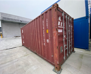 20ft Seecontainer Kwalitat B Rothbraun
