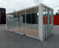 Conteneur vitré de 20pds