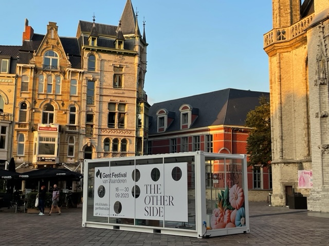 20FT Conteneur vitré - Festival de Gand 2023 