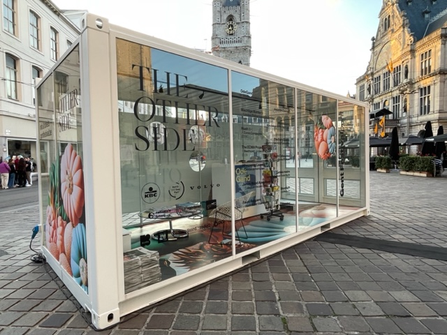 20FT Conteneur vitré - Festival de Gand 2023 