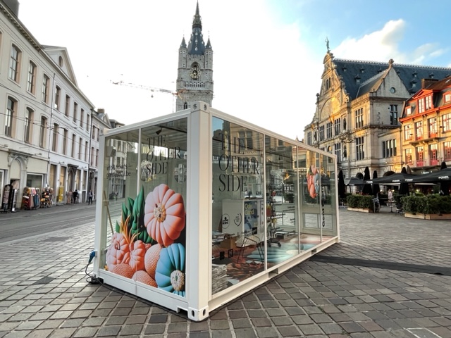 20FT Conteneur vitré - Festival de Gand 2023 