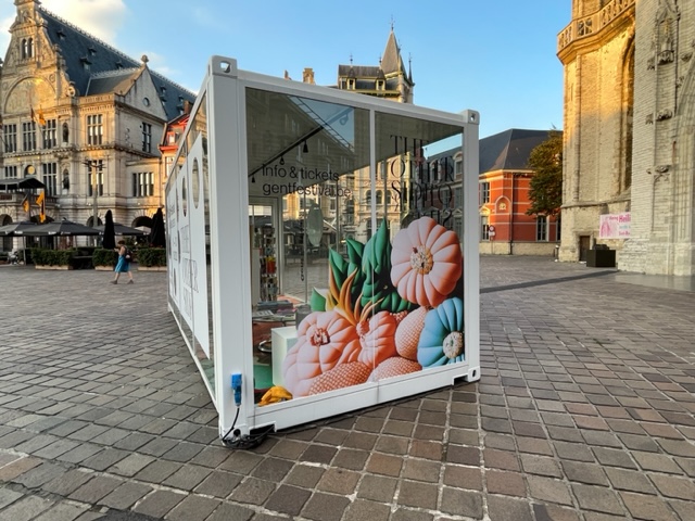 20FT Conteneur vitré - Festival de Gand 2023 