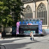 Studio MNM Blokhut dans des conteneurs vitré