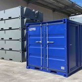 8FT bleu avec porte latérale