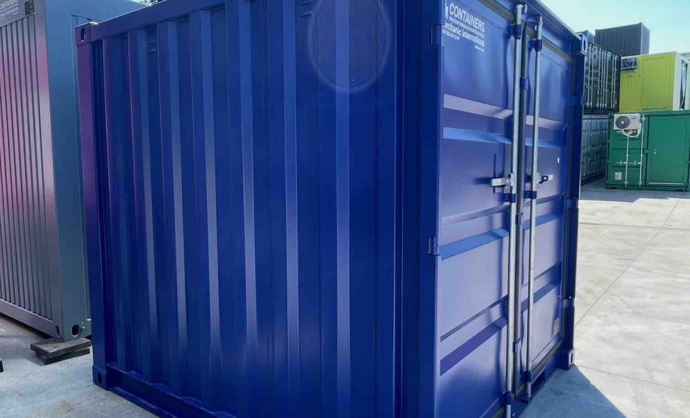 8FT bleu avec porte latérale