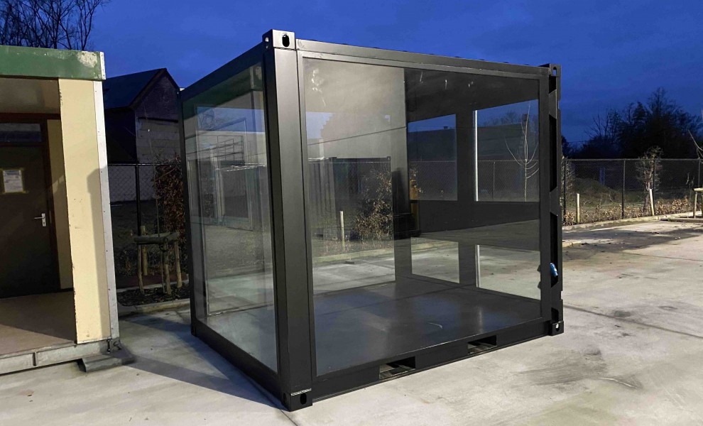 Conteneur vitré 10ft
